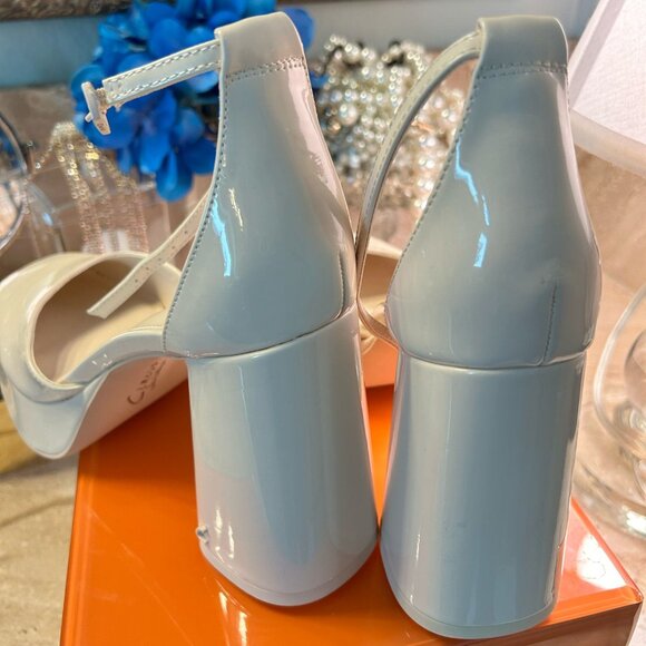 Circus by Sam Edelman Ivy Platform Heels | White Patent | US Women Size 8.5 New - Picture 9 of 9